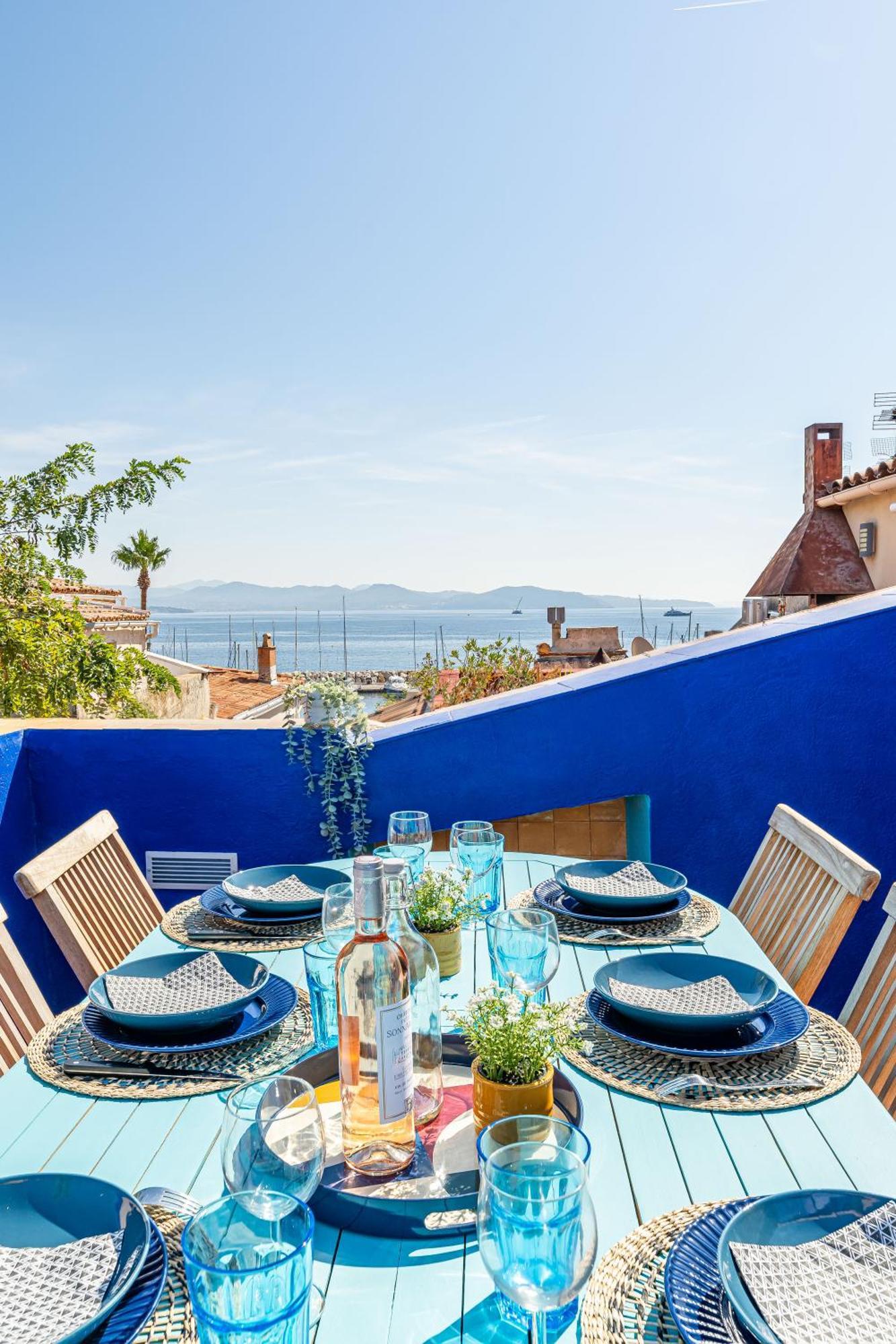 Casa Azul - Magnifique Duplex Coeur Historique 4 Chambres Avec Terrasse Vue Mer La Ciotat Exterior foto